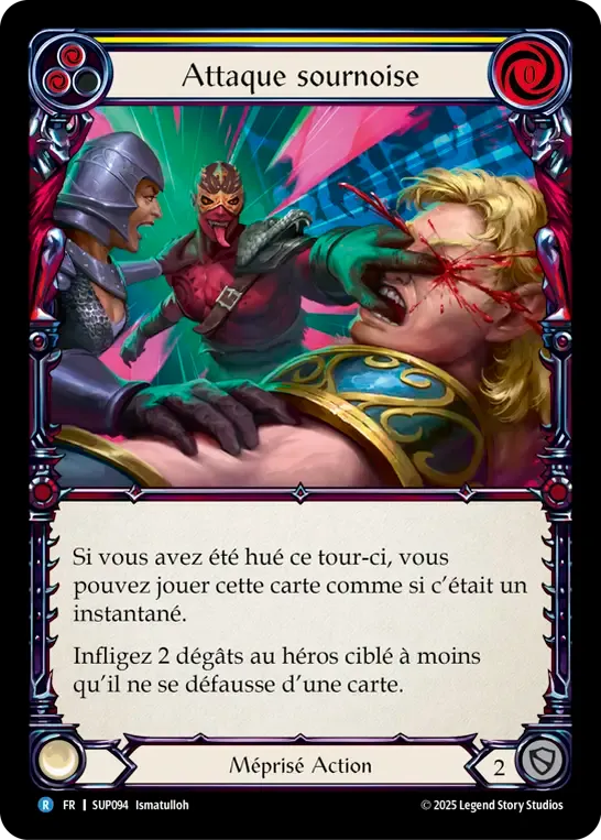 Attaque sournoise — Super Slam — Flesh and Blood