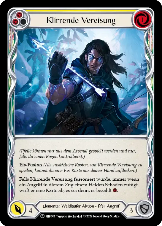 Chilling Icevein (Yellow) — History Pack 2 - Black Label — Flesh and Blood