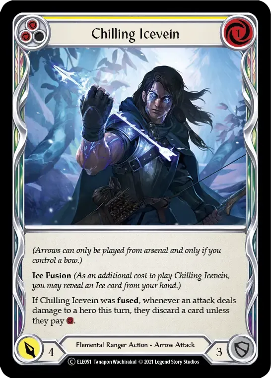 Chilling Icevein (Yellow) — Tales of Aria - Unlimited — Flesh and Blood