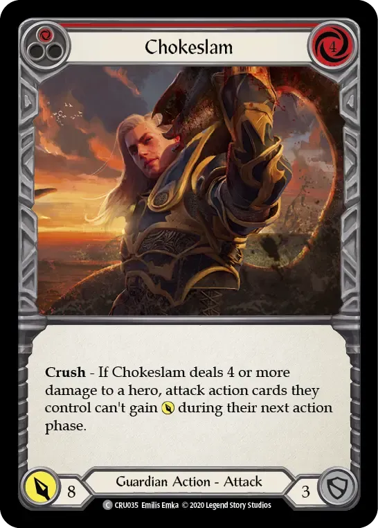 Chokeslam (Red) — Crucible of War — Flesh and Blood