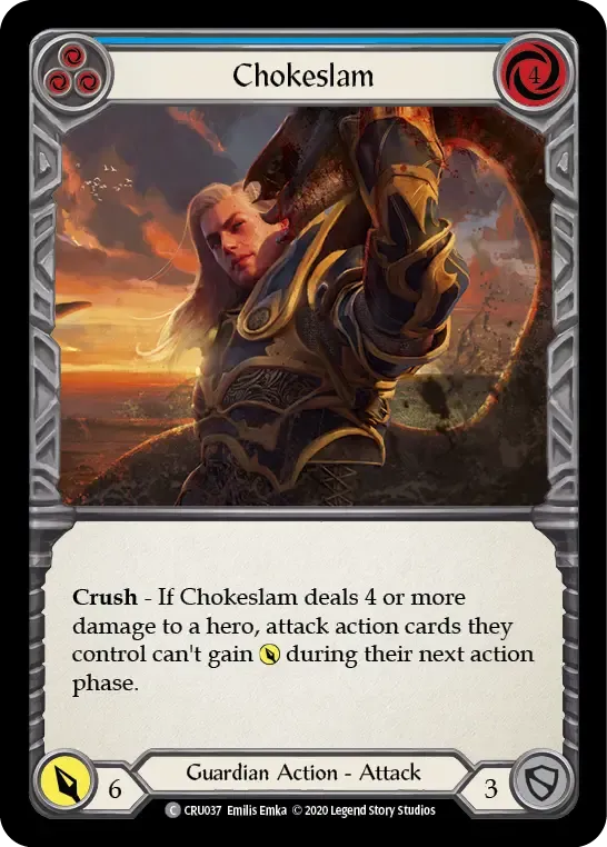 Chokeslam (Blue) — Crucible of War — Flesh and Blood