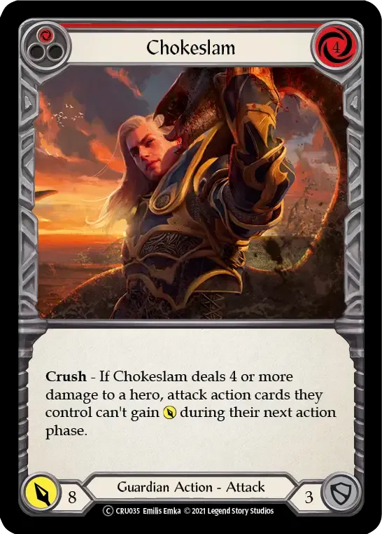 Chokeslam (Red) — Crucible of War - Unlimited — Flesh and Blood
