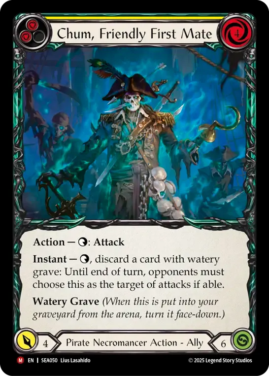 Chum, Friendly First Mate — High Seas — Flesh and Blood