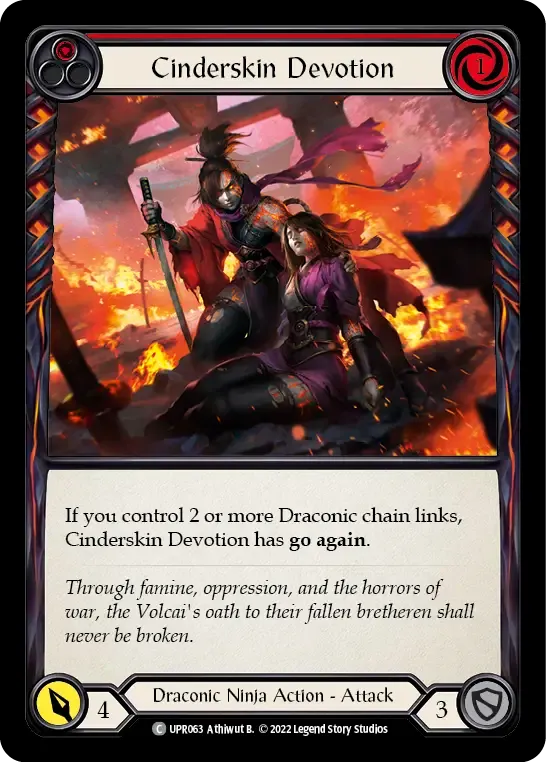Cinderskin Devotion (Red) — Uprising — Flesh and Blood