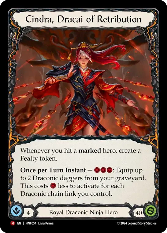 Cindra, Dracai of Retribution — The Hunted — Flesh and Blood