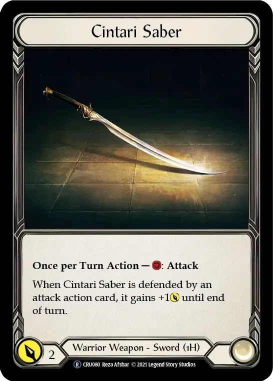 Cintari Saber — Crucible of War - Unlimited — Flesh and Blood