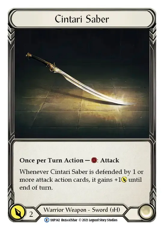 Cintari Saber — History Pack 1 — Flesh and Blood