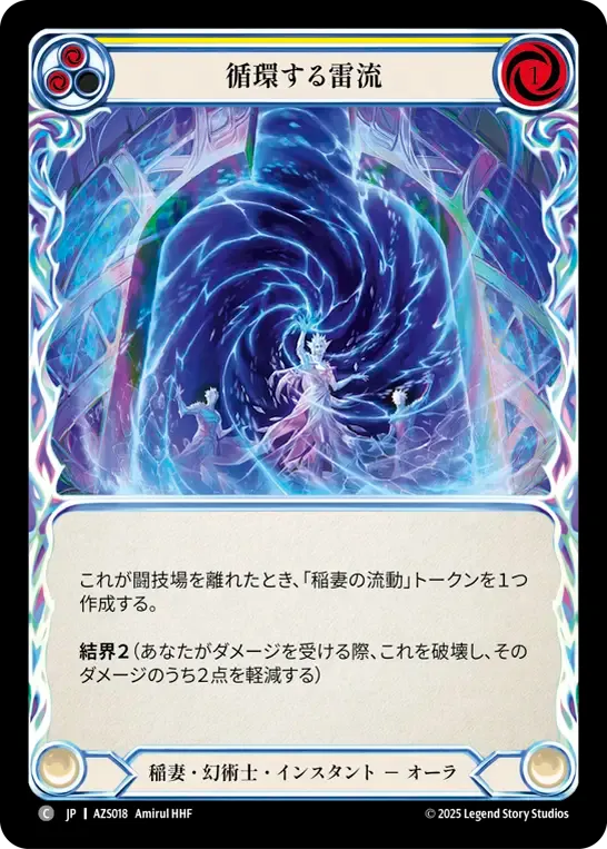Circular Flowtide (Yellow) — Armory Deck - Zyggy Starlight — Flesh and Blood