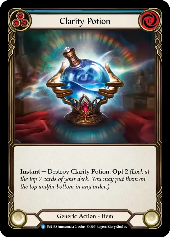 Clarity Potion (Blue) — Everfest — Flesh and Blood
