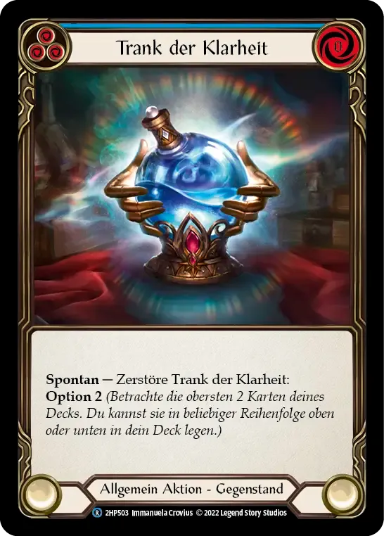 Clarity Potion (Blue) — History Pack 2 - Black Label — Flesh and Blood