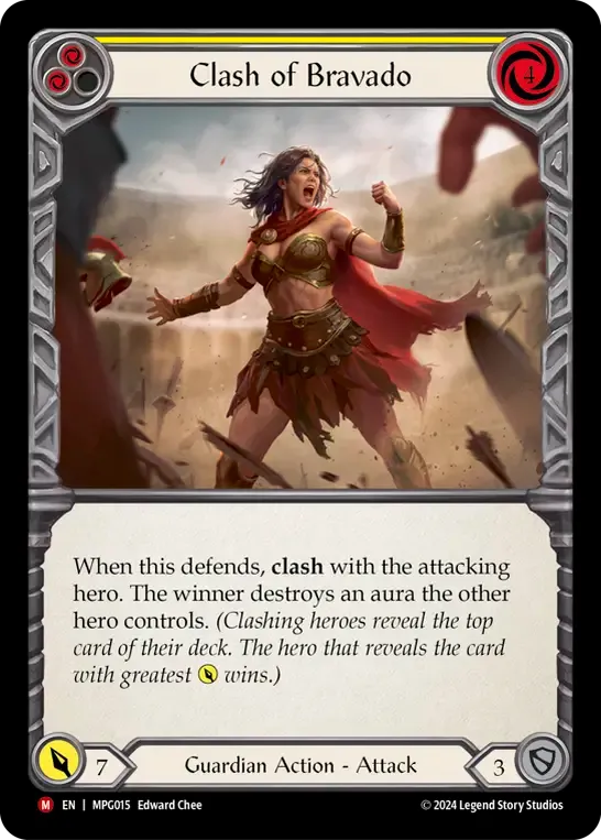 Clash of Bravado — Mastery Pack Guardian — Flesh and Blood