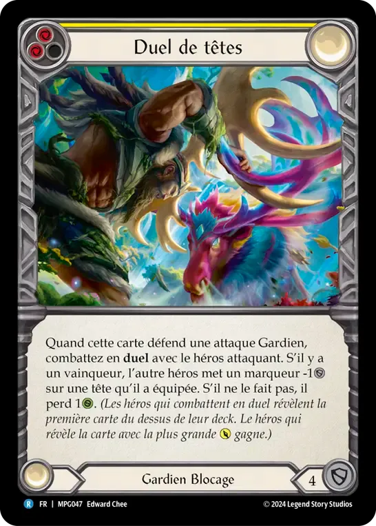 Duel de têtes — Mastery Pack Guardian — Flesh and Blood