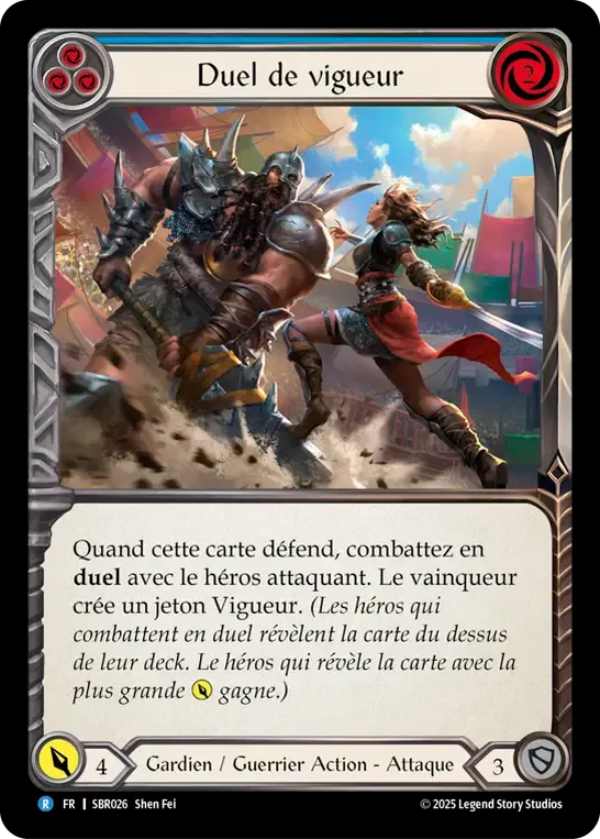 Clash of Vigor (Blue) — Silver Age Chapter 1 - Bravo, Flattering Showman — Flesh and Blood