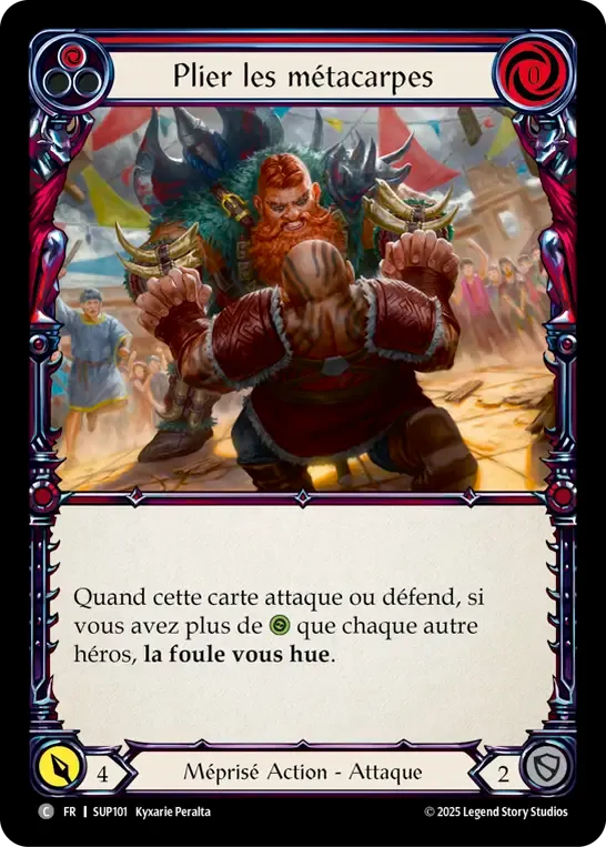 Plier les métacarpes — Super Slam — Flesh and Blood