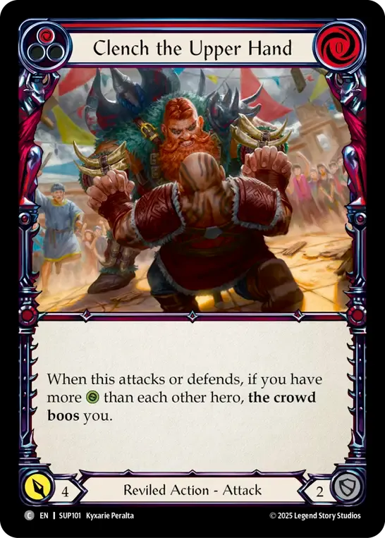 Clench the Upper Hand (Red) — Super Slam — Flesh and Blood