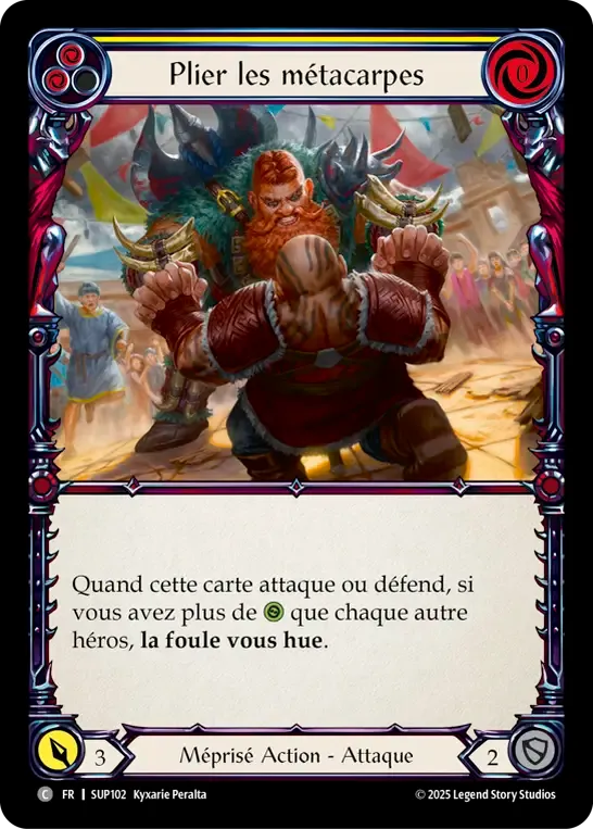 Plier les métacarpes — Super Slam — Flesh and Blood