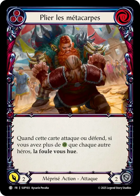 Plier les métacarpes — Super Slam — Flesh and Blood
