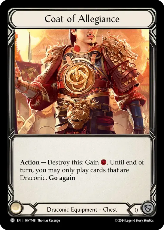 Coat of Allegiance — The Hunted — Flesh and Blood