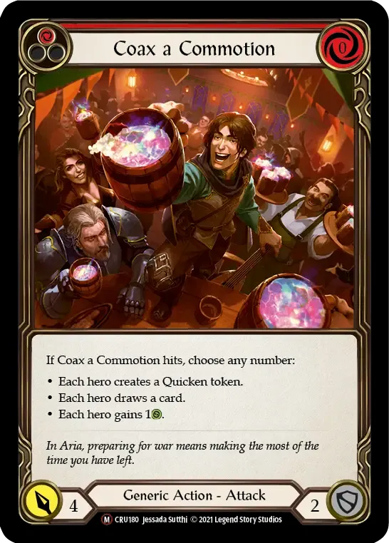 Coax a Commotion — Crucible of War - Unlimited — Flesh and Blood