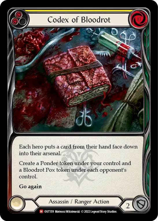 Codex de variole hématoputréfiante — Outsiders — Flesh and Blood