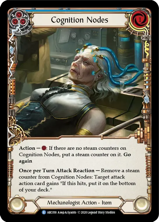 Cognition Nodes (Blue) from Arcane Rising - Unlimited - Flesh and Blood