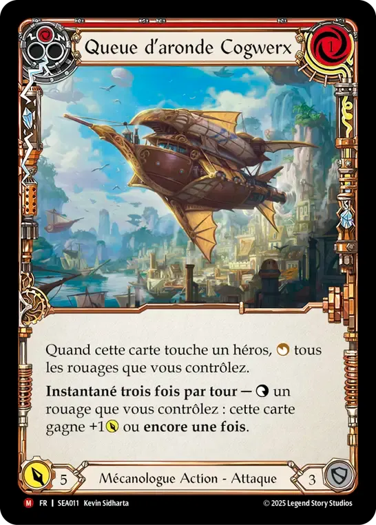Queue d’aronde Cogwerx — High Seas — Flesh and Blood