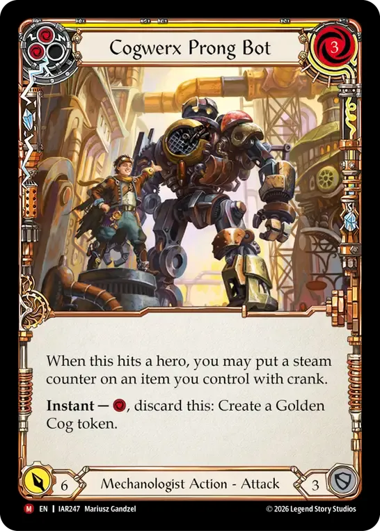 Cogwerx Prong Bot — Usurp the Shadow Throne — Flesh and Blood