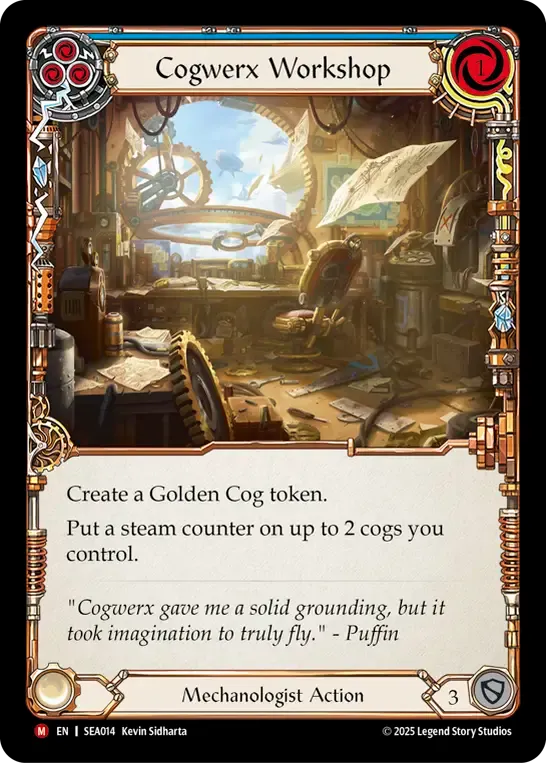 Cogwerx Workshop — High Seas — Flesh and Blood