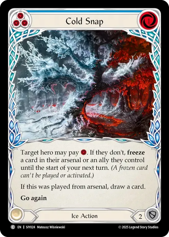 Cold Snap (Blue) — Silver Age Chapter 1 - Iyslander — Flesh and Blood