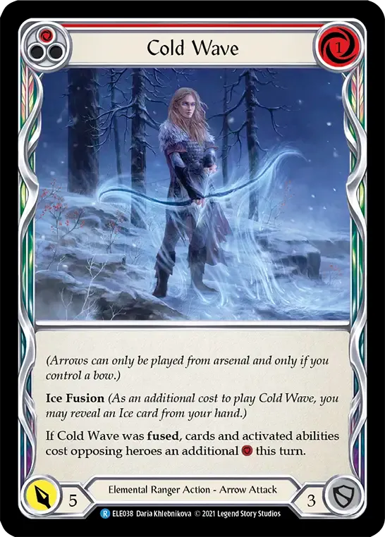 Cold Wave (Red) — Tales of Aria — Flesh and Blood