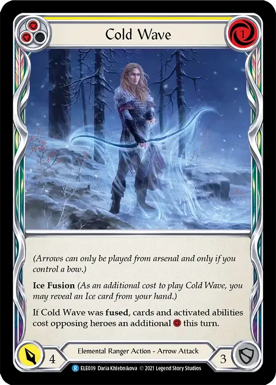 Cold Wave (Yellow) — Tales of Aria — Flesh and Blood