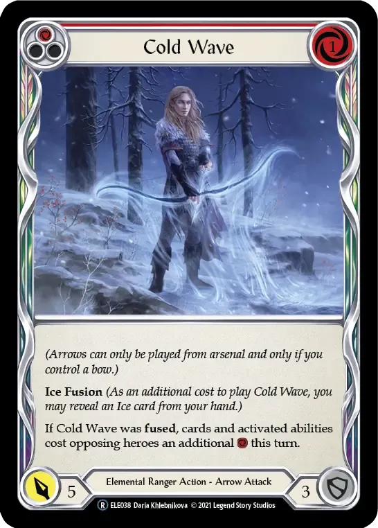 Cold Wave (Red) — Tales of Aria - Unlimited — Flesh and Blood