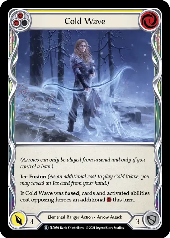 Cold Wave (Yellow) — Tales of Aria - Unlimited — Flesh and Blood