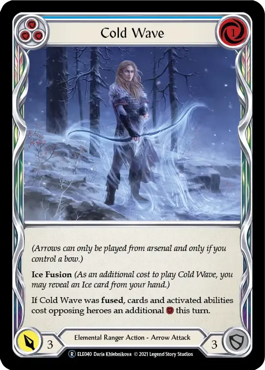 Cold Wave (Blue) — Tales of Aria - Unlimited — Flesh and Blood