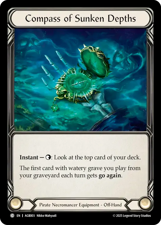 Compass of Sunken Depths — Armory Deck - Gravy Bones — Flesh and Blood