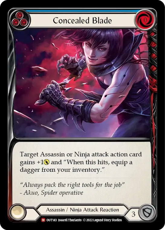 Concealed Blade — Outsiders — Flesh and Blood