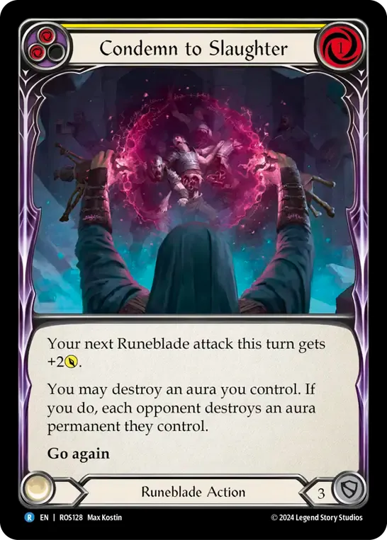 Condemn to Slaughter (Yellow) — Rosetta — Flesh and Blood