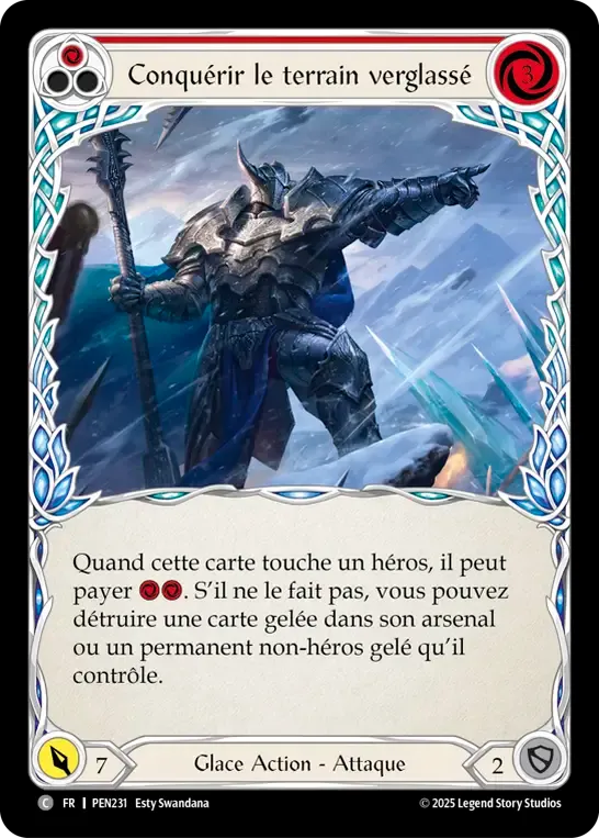 Conquérir le terrain verglassé — Compendium of Rathe — Flesh and Blood