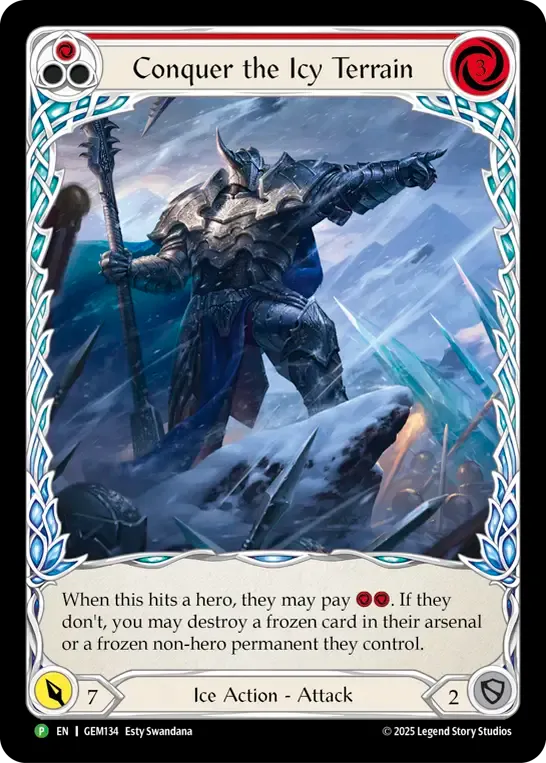Conquer the Icy Terrain — Flesh and Blood: Promo Cards — Flesh and Blood