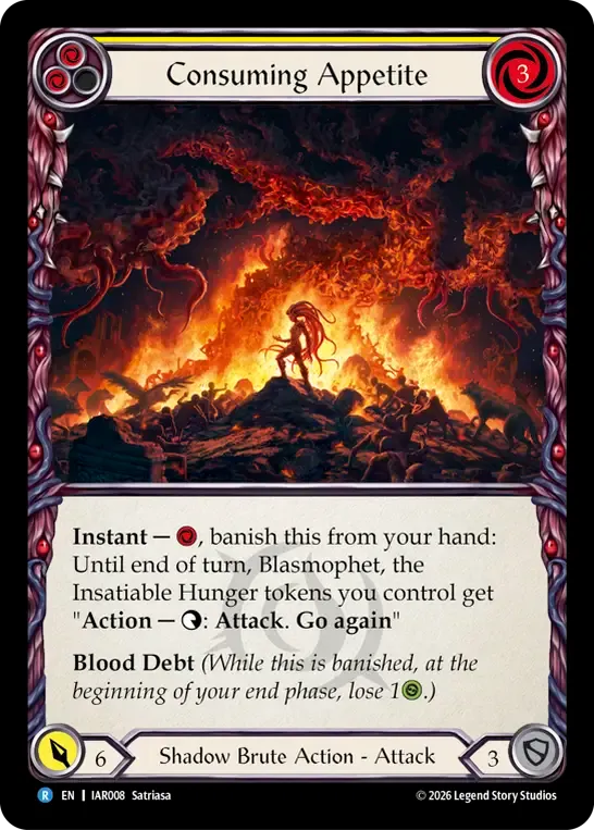 Carnage dévorant — Usurp the Shadow Throne — Flesh and Blood
