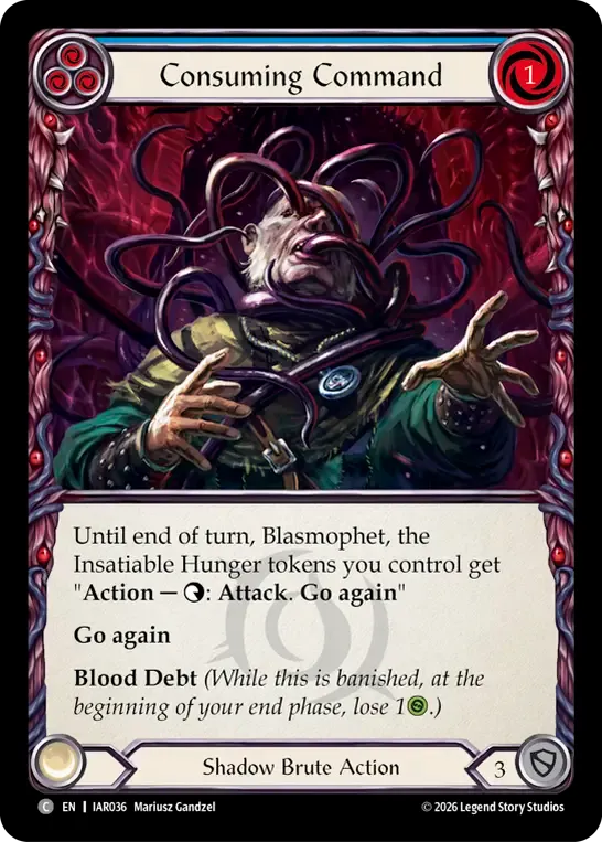 Commandement dévorant — Usurp the Shadow Throne — Flesh and Blood
