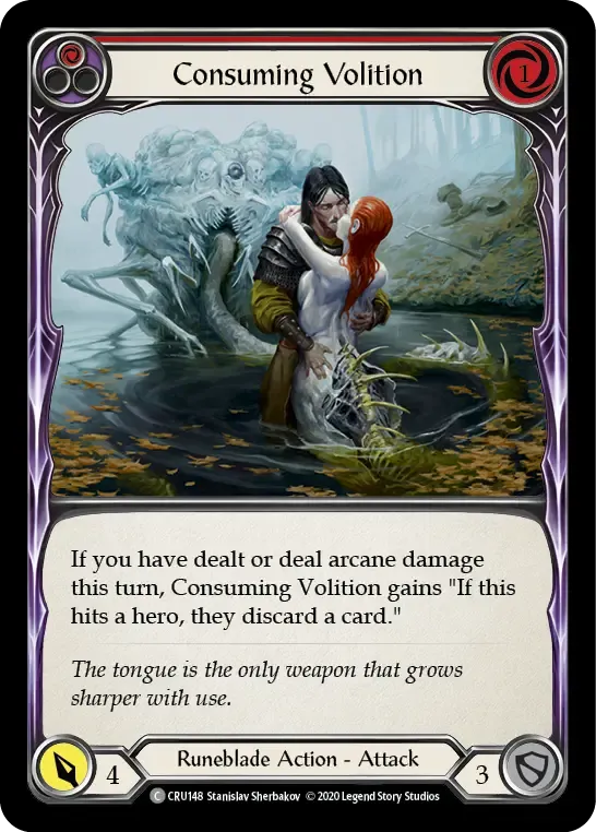 Consuming Volition (Red) — Crucible of War — Flesh and Blood