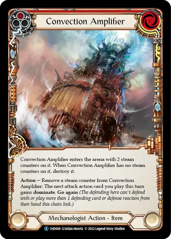 Convection Amplifier (Red) — Dash - Blitz Deck — Flesh and Blood