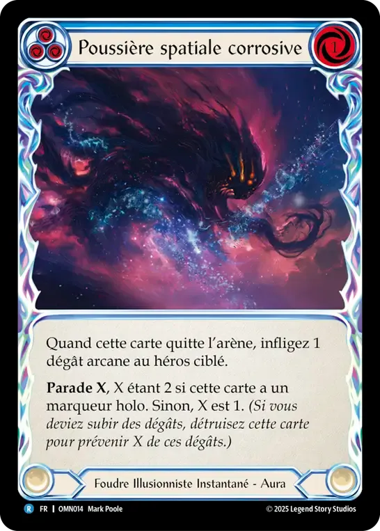 Poussière spatiale corrosive — Omens of the Third Age — Flesh and Blood