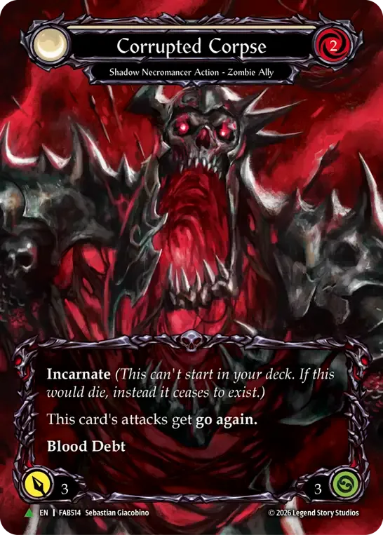 Corrupted Corpse — Flesh and Blood: Promo Cards — Flesh and Blood