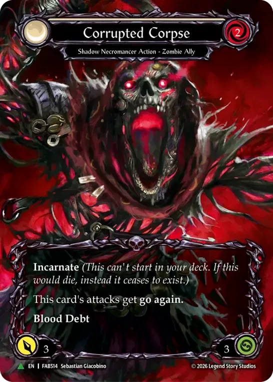 Corrupted Corpse — Flesh and Blood: Promo Cards — Flesh and Blood