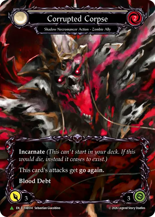Corrupted Corpse — Flesh and Blood: Promo Cards — Flesh and Blood