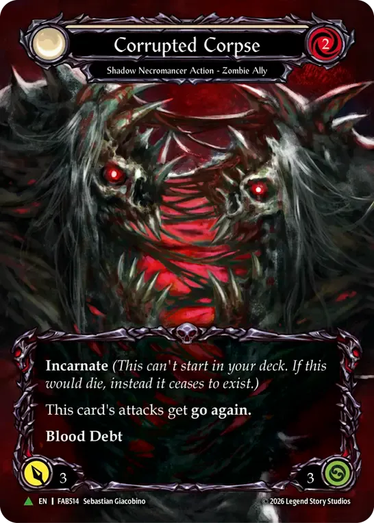 Corrupted Corpse — Flesh and Blood: Promo Cards — Flesh and Blood