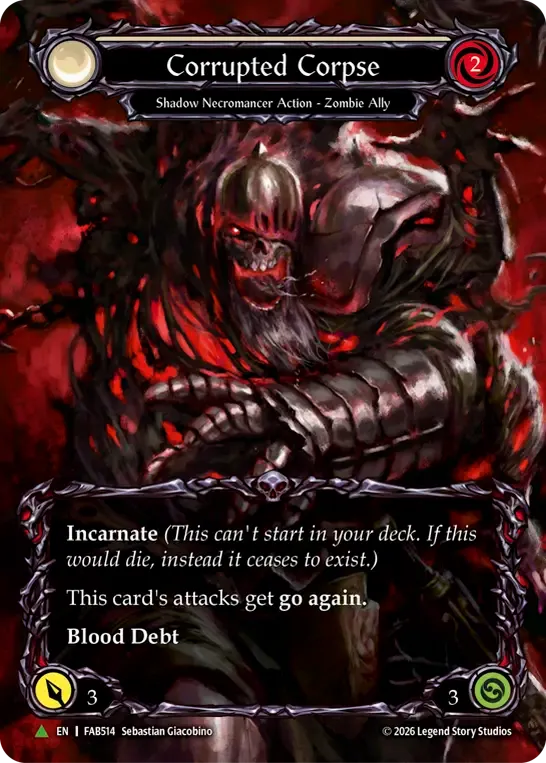 Corrupted Corpse — Flesh and Blood: Promo Cards — Flesh and Blood