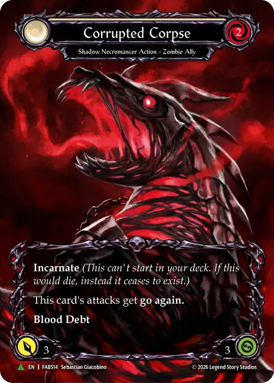 Corrupted Corpse — Flesh and Blood: Promo Cards — Flesh and Blood